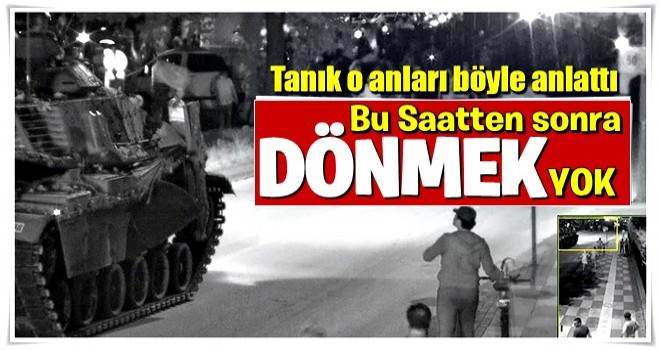 Tanık Başözmen: Bu saatten sonra dönmek yok