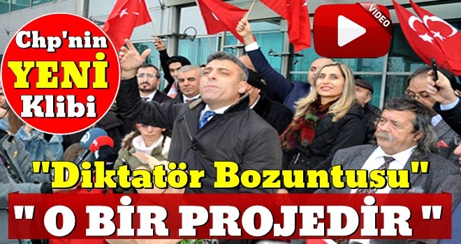 Öztürk Yılmaz: CHP'nin başındaki zat bir projedir .