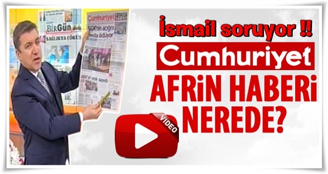 İsmail Küçükkaya'dan Cumhuriyet'e tepki