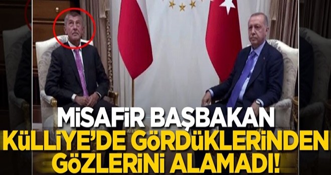 Çekya Başbakanı, Külliye'de gördüklerine hayran kaldı!