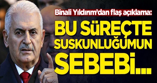 Binali Yıldırım'dan flaş açıklama!