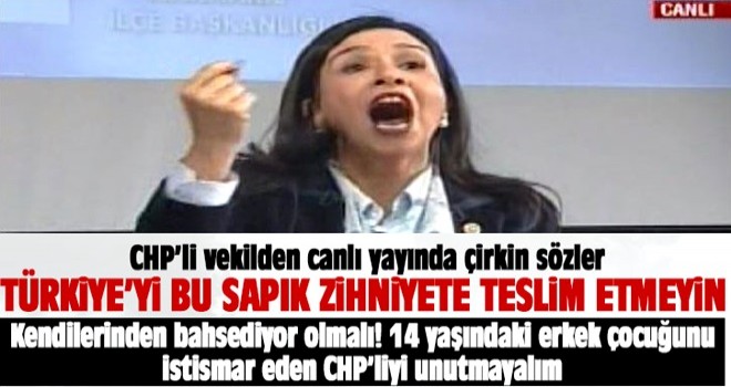 CHP'li Gülay Yedekçi'den çirkin suçlama