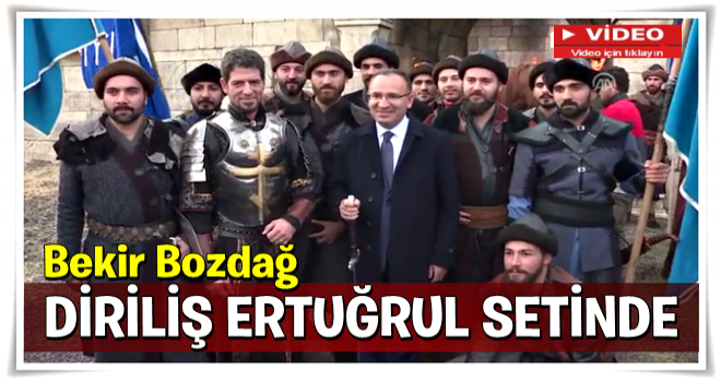 Bakan Bozdağ, Diriliş Ertuğrul setinde!