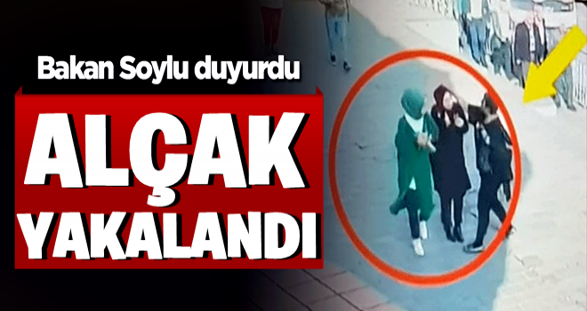 Başörtülülere saldıran alçak provokatör yakalandı!