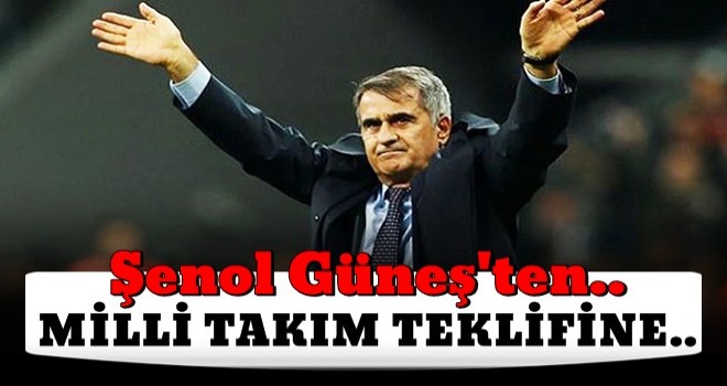 Şenol Güneş açıkladı! Milli Takım...