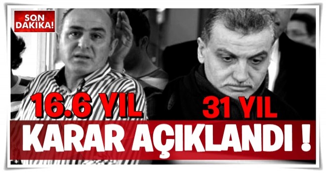 Hidayet Karaca ve Ali Fuat Yılmazer hakkında karar