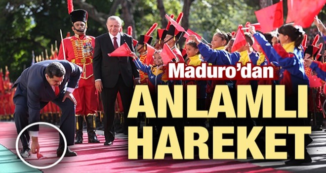 Maduro'dan anlamlı hareket!