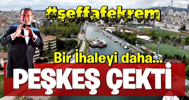 ekrem yine bir ihaleyi 'Pazarlık usulü' adı altında peşkeş çekti!