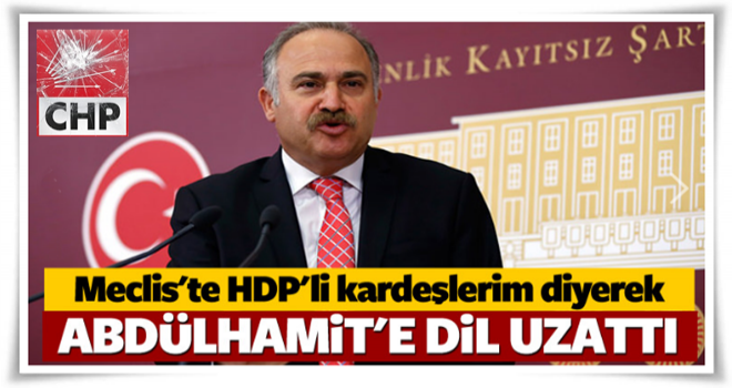 CHP'li Gök, Meclis'te Abdülhamit'e dil uzattı