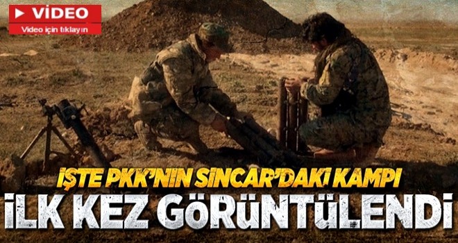 İşte PKK'nın Sincar'daki kampları!