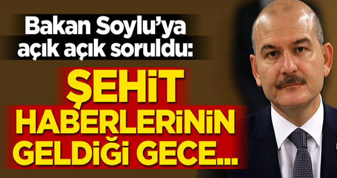 Şehit haberlerinin geldiği gece sosyal medya neden kısıtlandı? Bakan Süleyman Soylu cevapladı