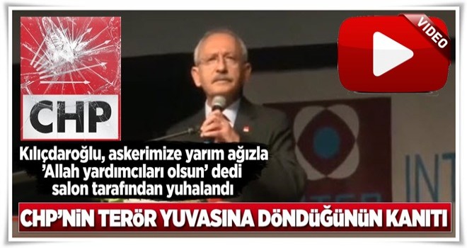 Askerlerimize dua etti diye Kılıçdaroğlu'nu yuhaladılar.