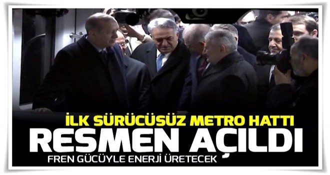 Sürücüsüz Ümraniye Üsküdar metrosu resmen açıldı .