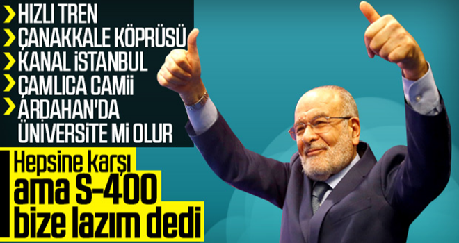 Saadet Lideri Karamollaoğlu: S-400 tavrını doğru buluyorum