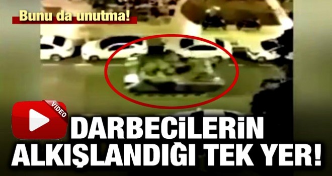 Darbecilerin alkışlandığı tek yer!