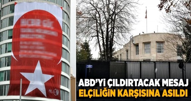 ABD Büyükelçiliğine terörle mücadele mesajı .