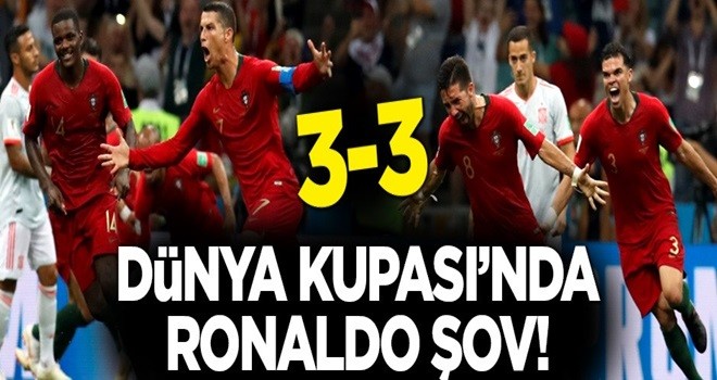 Dünya Kupası'nda Ronaldo şov! İspanya'ya büyük şok