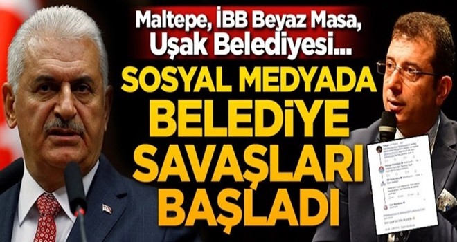 Sosyal medyada belediye savaşları başladı!