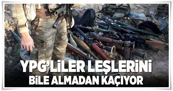 Ölülerini almadan kaçıyorlar! .