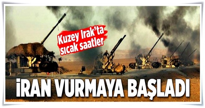 İran, IKBY'nin dağlık bölgelerini bombalıyor .