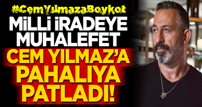 Milli iradeye muhalefet Cem Yılmaz'a pahalıya patladı! Sosyal medyada tepki yağdı