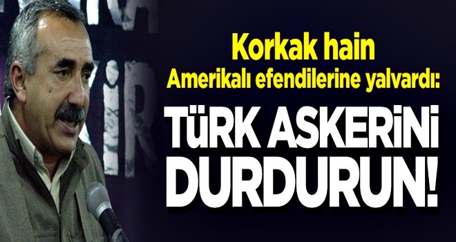 Teröristbaşı Karayılan ABD'ye yalvardı: Türk askerini durdurun!