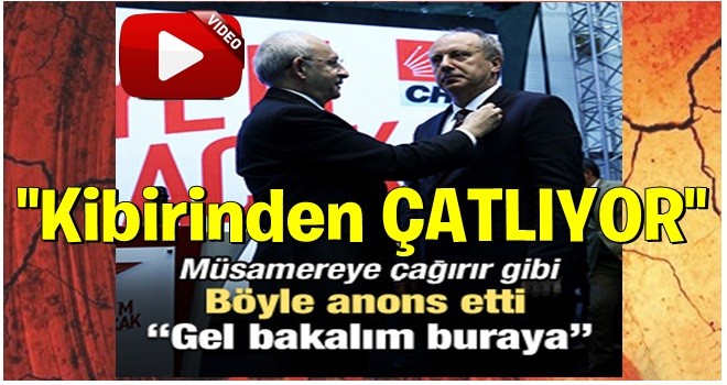 Kılıçdaroğlu'nun İnce anonsu dikkat çekti!