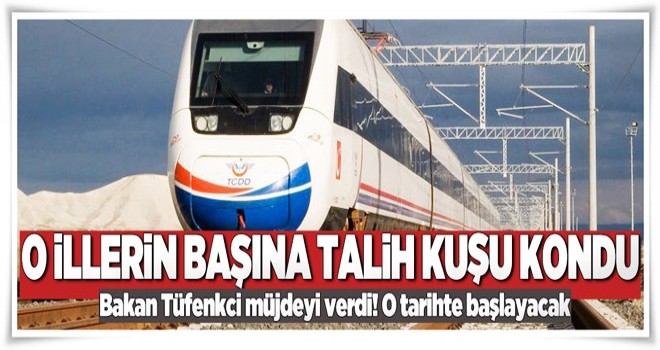 3 ile hızlı tren müjdesi