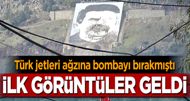 Türk jetleri bombalamıştı... İlk görüntüler geldi