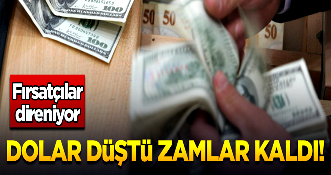 Dolar düştü zamlar kaldı! Fırsatçı direniyor