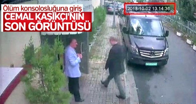 Cemal Kaşıkçı'nın son görüntüsü