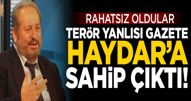 Terör yanlısı Birgün gazetesi, Haydar Baş'a sahip çıktı!