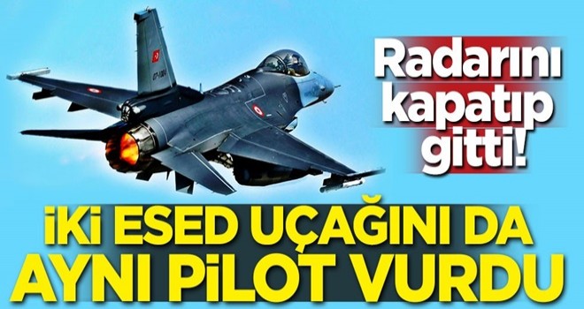 Radarını kapatıp gitti! İki Esed uçağını da aynı pilot vurdu