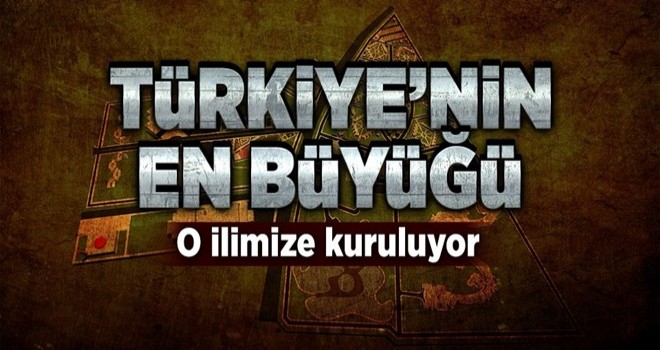 Türkiye'nin en büyük termal kenti kuruluyor