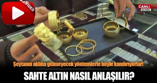 Sahte altın nasıl anlaşılır? Gerçek altını anlama yöntemleri nelerdir?