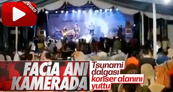 Tsunamiye konserde yakalandılar