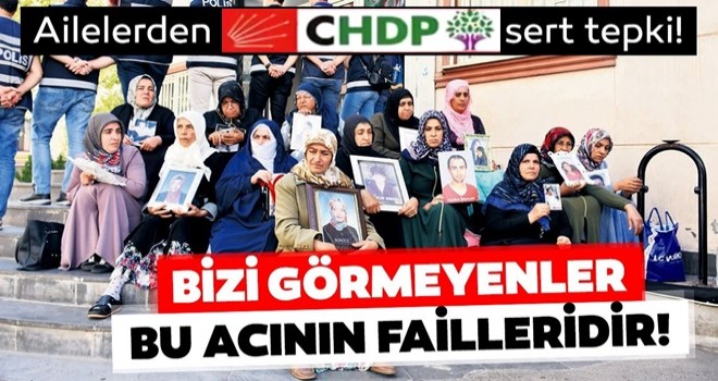 Bizi görmeyenler bu acının failleridir