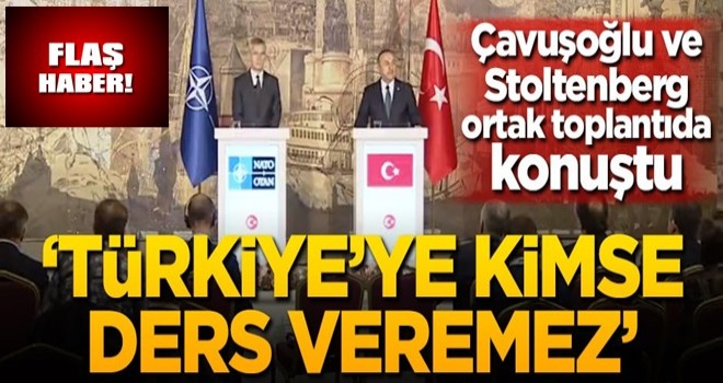 Çavuşoğlu ve Stoltenberg'ten harekat açıklaması