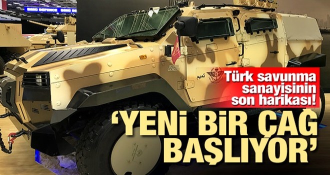 Türkiye'nin yeni zırhlısı 'NMS' dünyaya açıldı