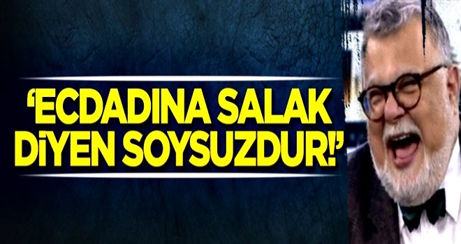 'Salak! Yazıklar olsun diyorum... Ecdadına salak diyen...'