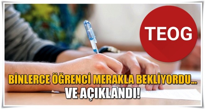 TEOG nakil sonuçları açıklandı! TEOG 2017 2. nakil sonuçları e-okul sorgulama...