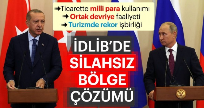 İdlib’de silahsız bölge çözümü