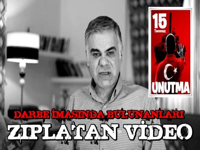 DARBE İMASINDA BULUNANLARI ZIPLATAN VİDEO (Süleyman Özışık)